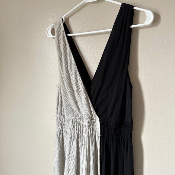 Anthropologie Maeve Elisabel Midi Dress High Low Noir Boho Summer Party SMALL - Picture 5 of 12